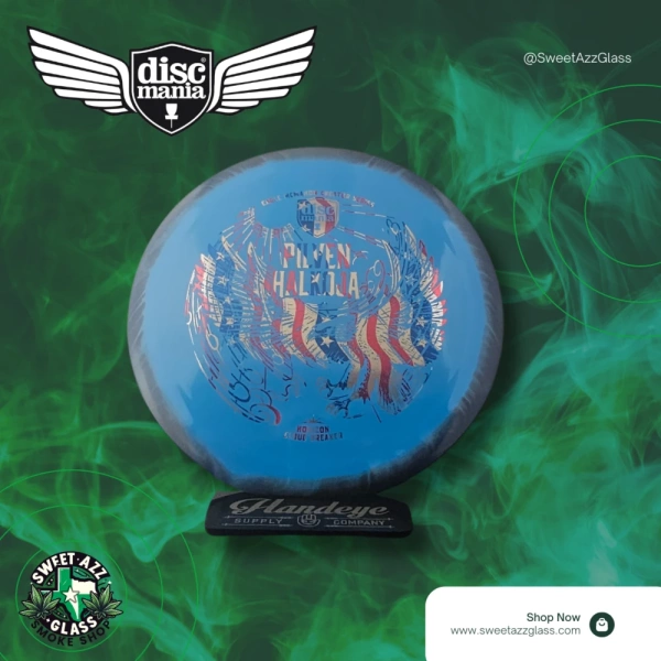 Discmania Cloudbreaker _ Distance Driver _ Sweet Azz Glass - Blue With Finnish Stamp