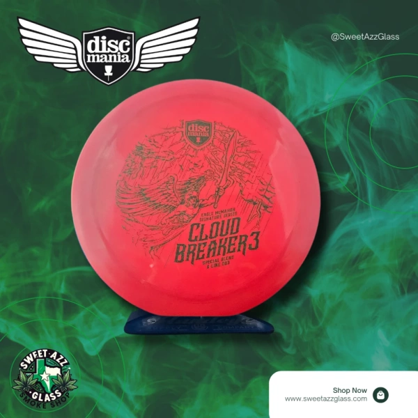 Discmania Cloudbreaker _ Distance Driver _ Sweet Azz Glass - Red